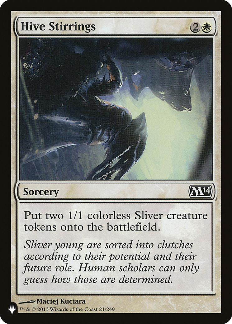 Hive Stirrings (LIST-M14-21) - The List