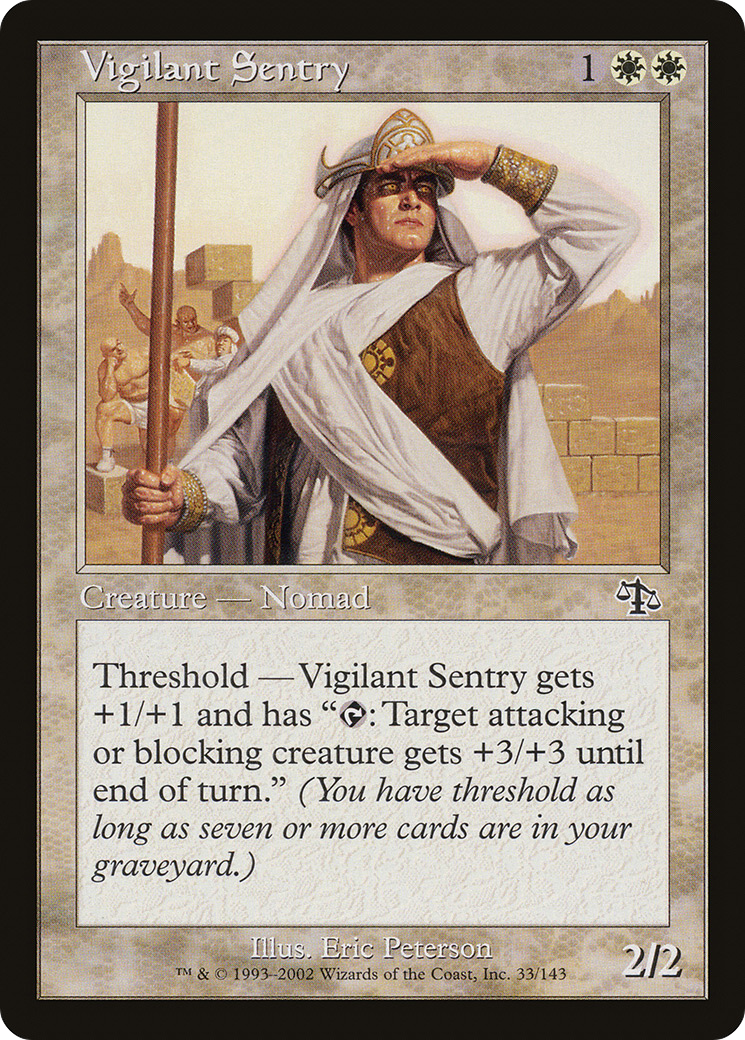 Vigilant Sentry (JUD-033) - Jugement Foil 
