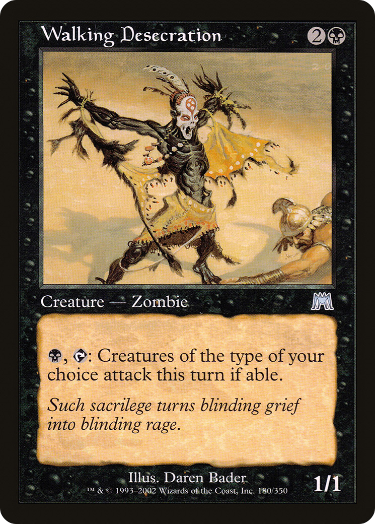 Profanation ambulante (ONS-180) - Onslaught Foil 