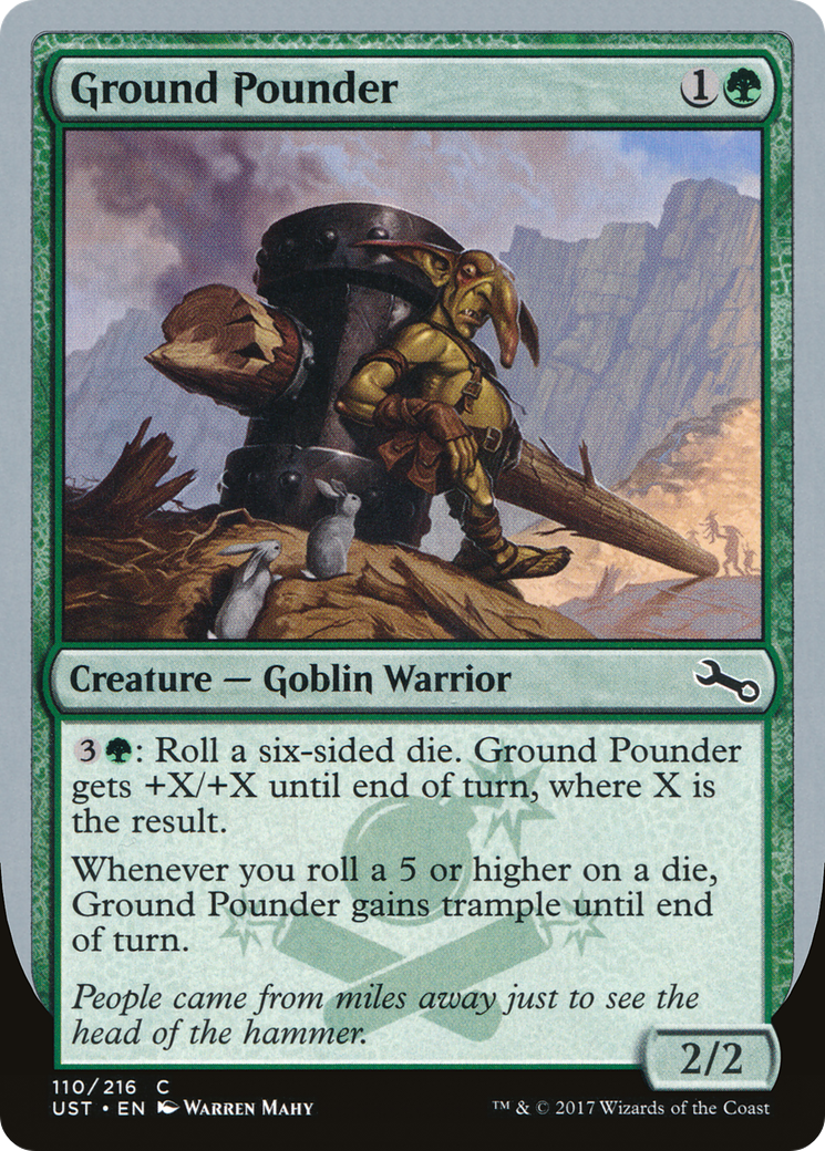 Ground Pounder (UST-110) - Instable 