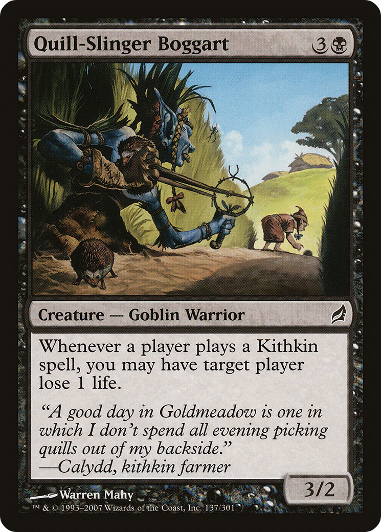 Boggart lanceur de plumes (LRW-137) - Lorwyn Foil 