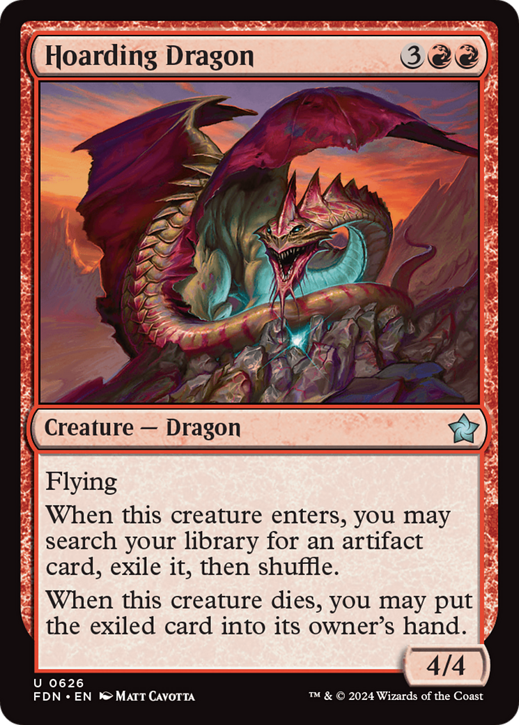 Dragon thésauriseur (FDN-626) - Fondations 