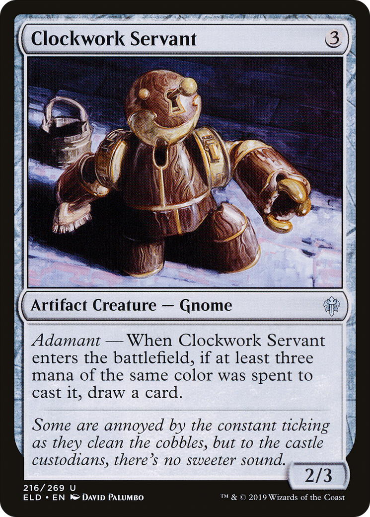 Serviteur mécanique (ELD-216) - Trône d'Eldraine Foil 
