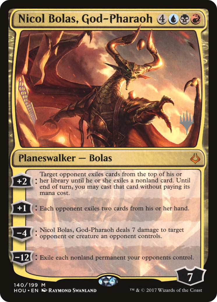 Nicol Bolas, Dieu-Pharaon (PHOU-140P) - Promotions Hour of Devastation