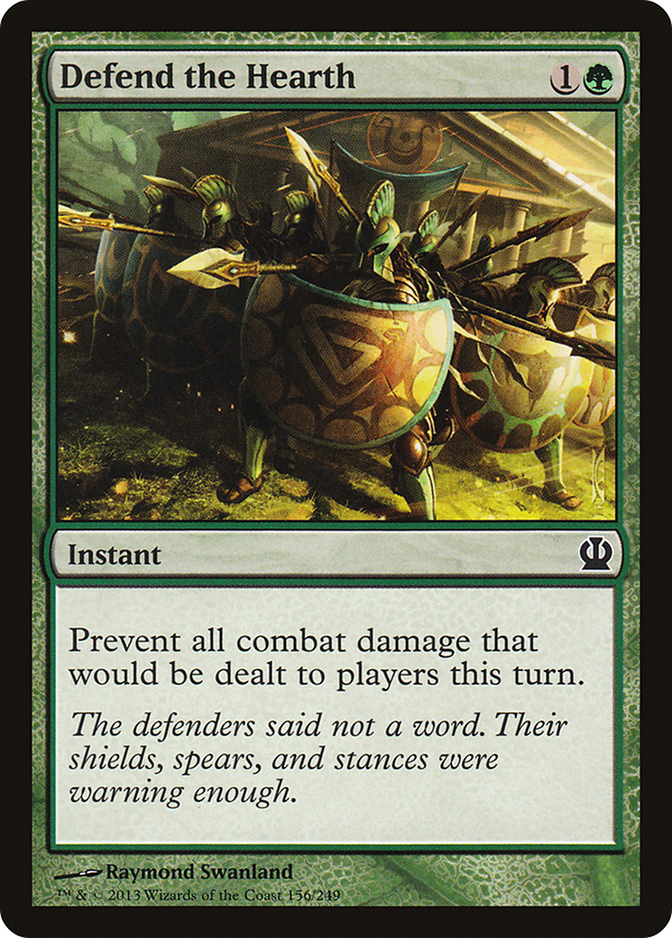 Défendre le foyer (THS-156) - Theros Foil 