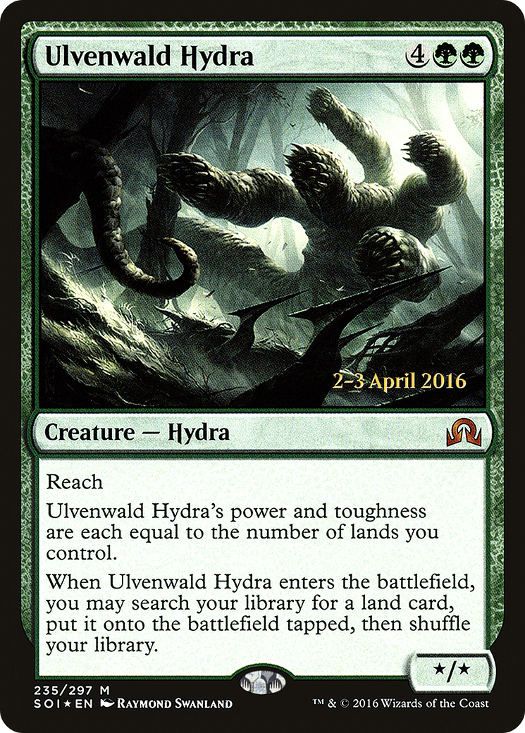 Ulvenwald Hydra (PRE-235S) - Shadows over Innistrad Promos Foil