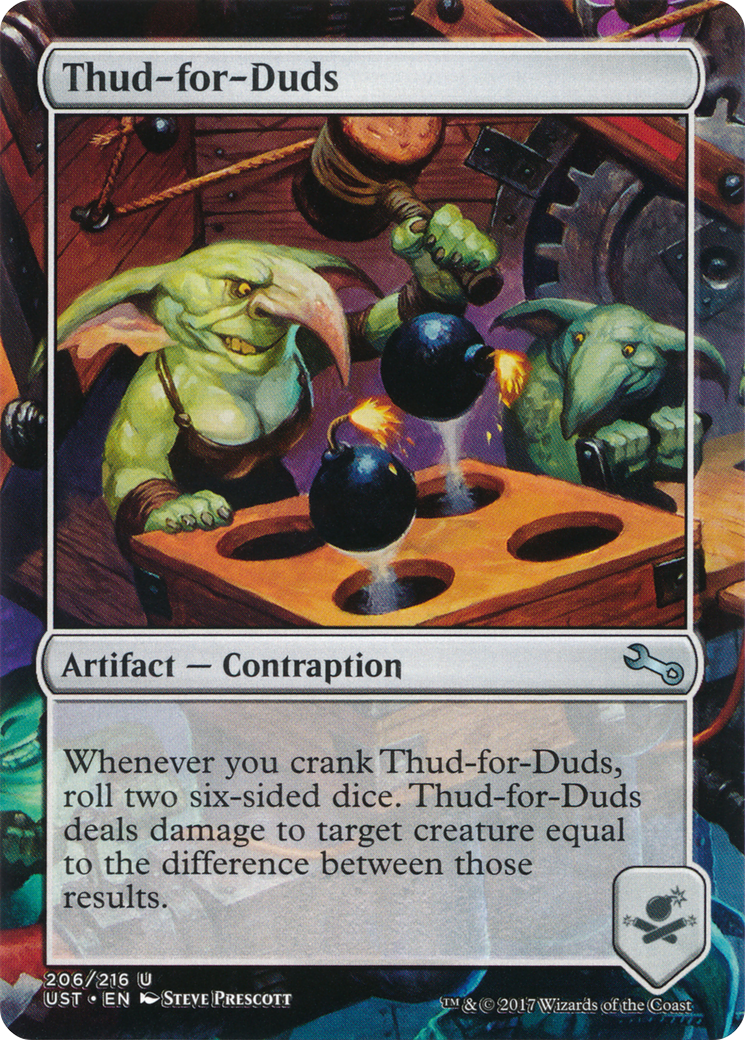 Thud-for-Duds (UST-206) - Feuille instable (sans bordure) 