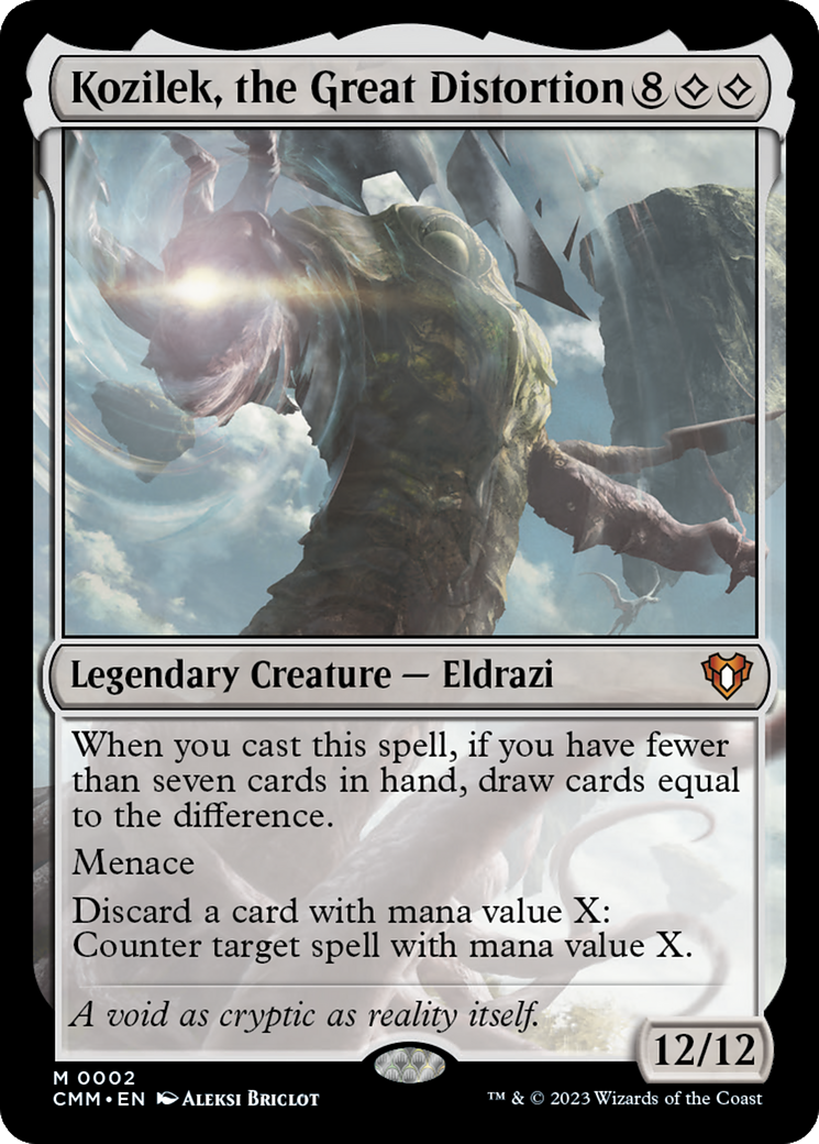 Kozilek, la Grande Distorsion (CMM-002) - Commander Masters 