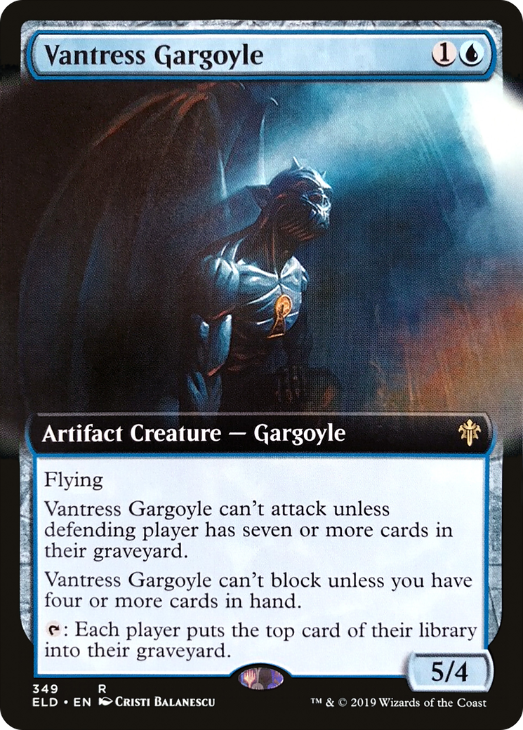 Vantress Gargoyle (Extended Art) (ELD-349) - Throne of Eldraine: (Extended Art) Foil