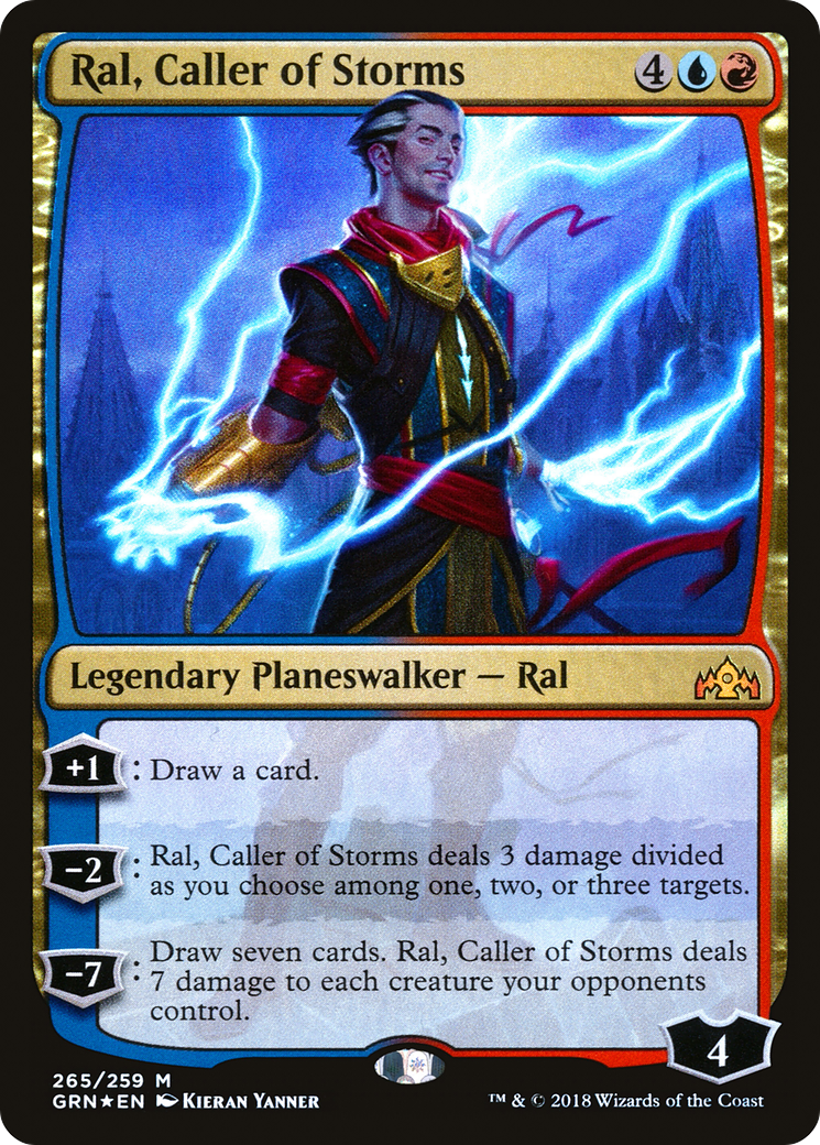 Ral, l'invocateur des tempêtes (GRN-265) - Guildes de Ravnica Foil 