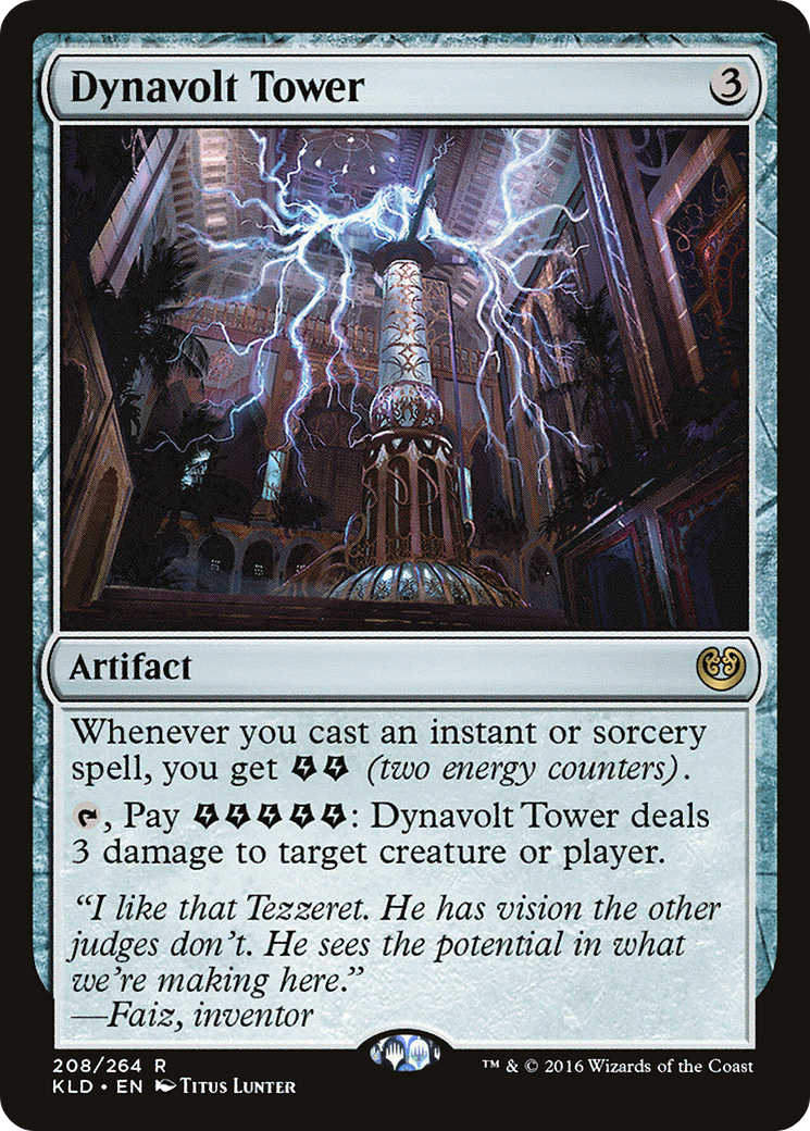 Tour Dynavolt (KLD-208) - Feuille de Kaladesh 