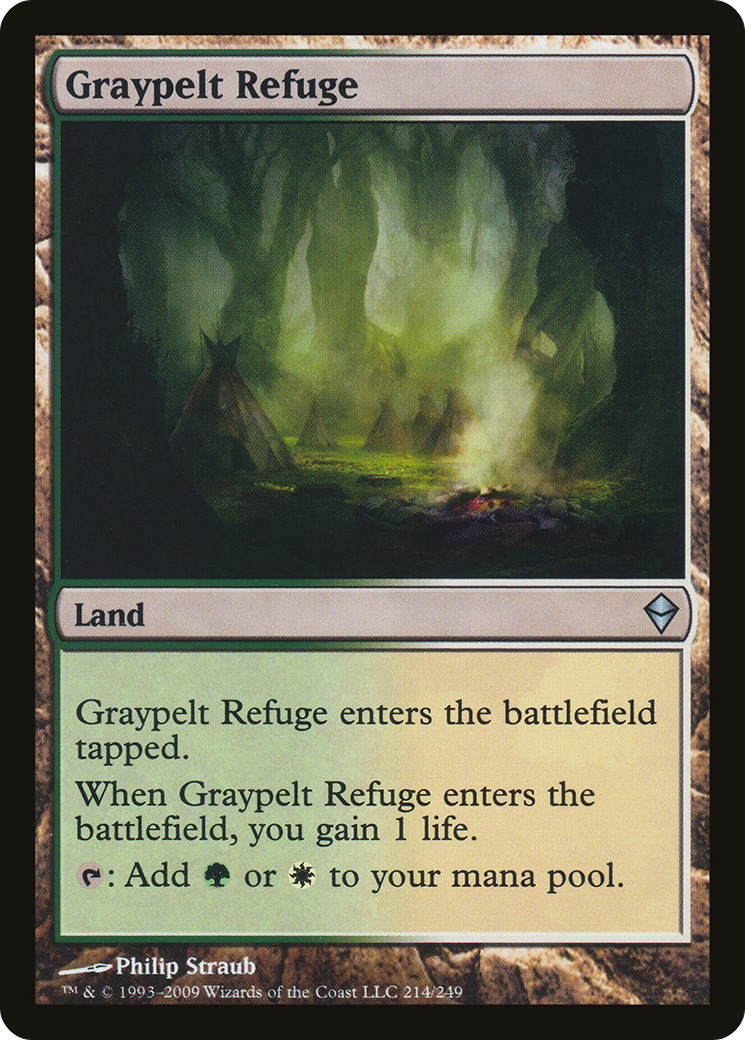 Refuge Graypelt (ZEN-214) – Feuille de Zendikar