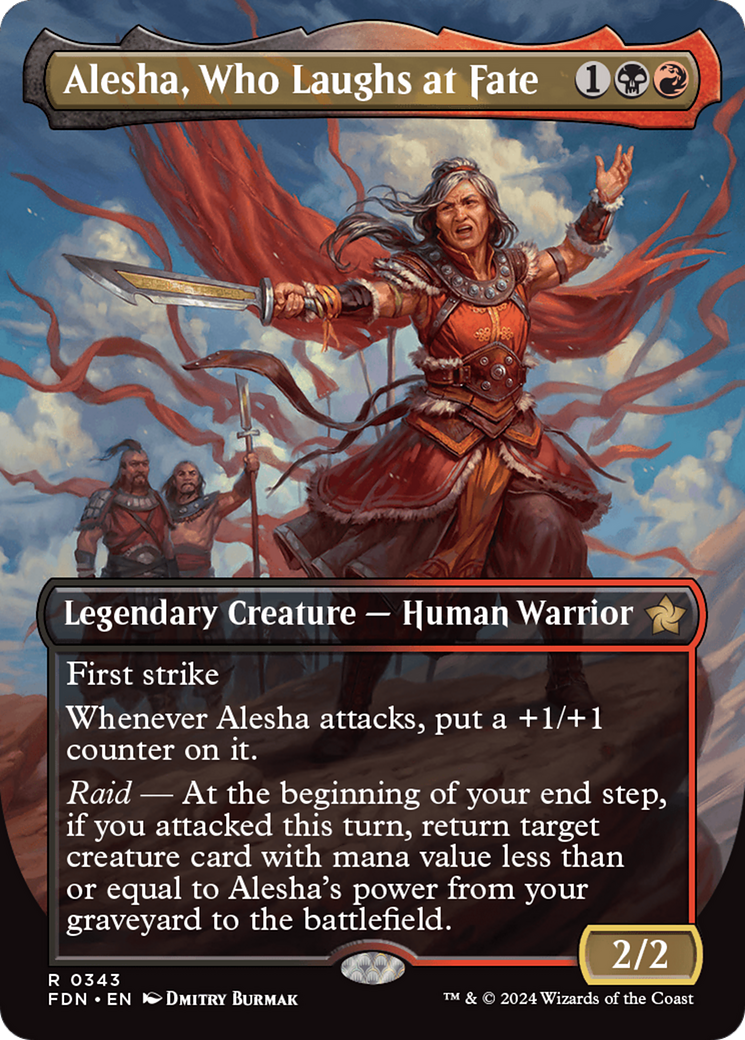 Alesha, qui se moque du destin (FDN-343) - Fondations (sans bordure) 