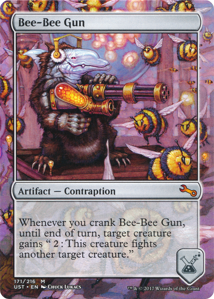 Pistolet Bee-Bee (UST-171) - Feuille instable (sans bordure) 