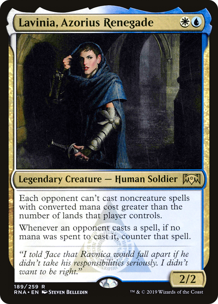 Lavinia, Azorius Renegade (RNA-189) - L'allégeance de Ravnica