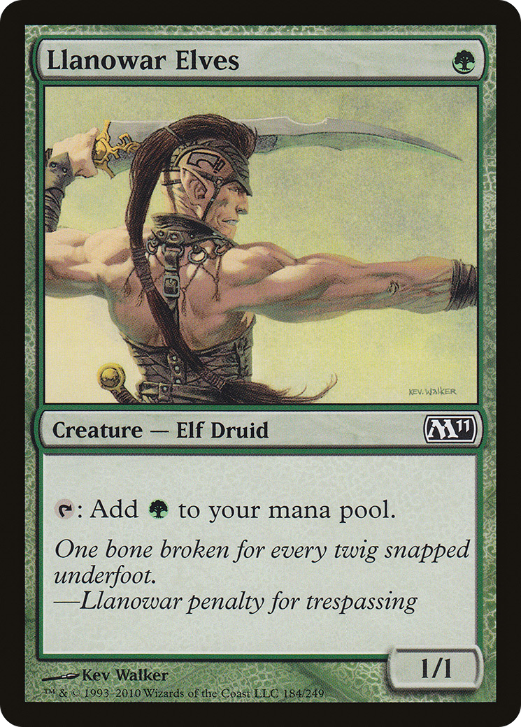 Llanowar Elves (M11-184) - Magic 2011