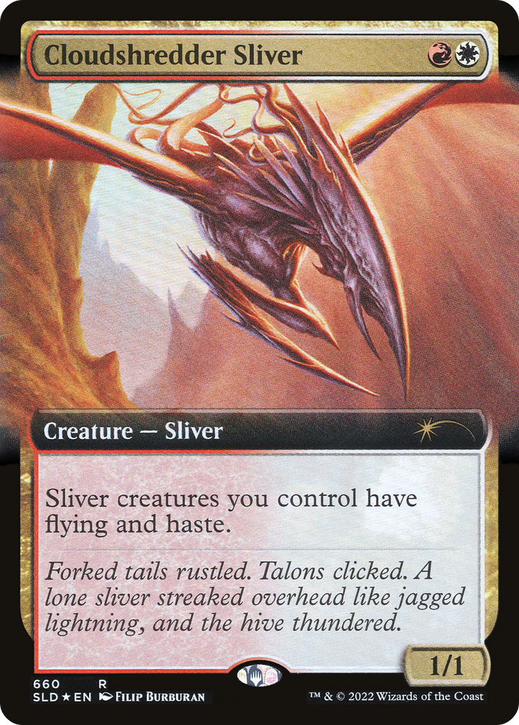 Cloudshredder Sliver (SLD-660) - Secret Lair Drop : (Extended Art) Foil