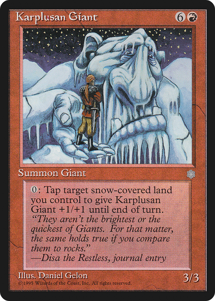 Karplusan Giant (ICE-) - Ice Age