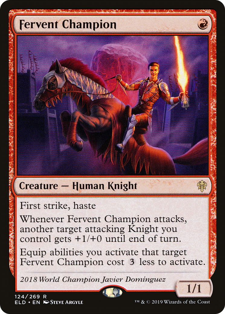 Champion Fervent (ELD-124) - Trône d'Eldraine