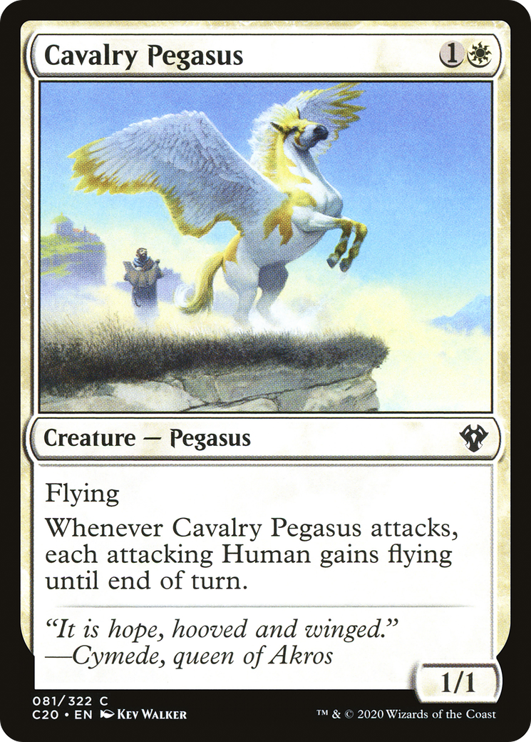 Cavalry Pegasus (C20-081) - Commander 2020