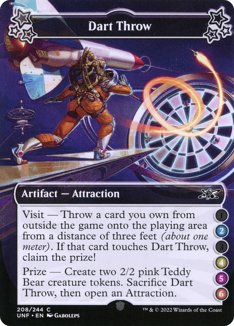 Lancer de fléchettes (UNF-208C) - Unfinity Foil