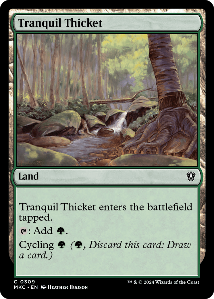Tranquil Thicket (MKC-309) - Meurtres au manoir de Karlov 