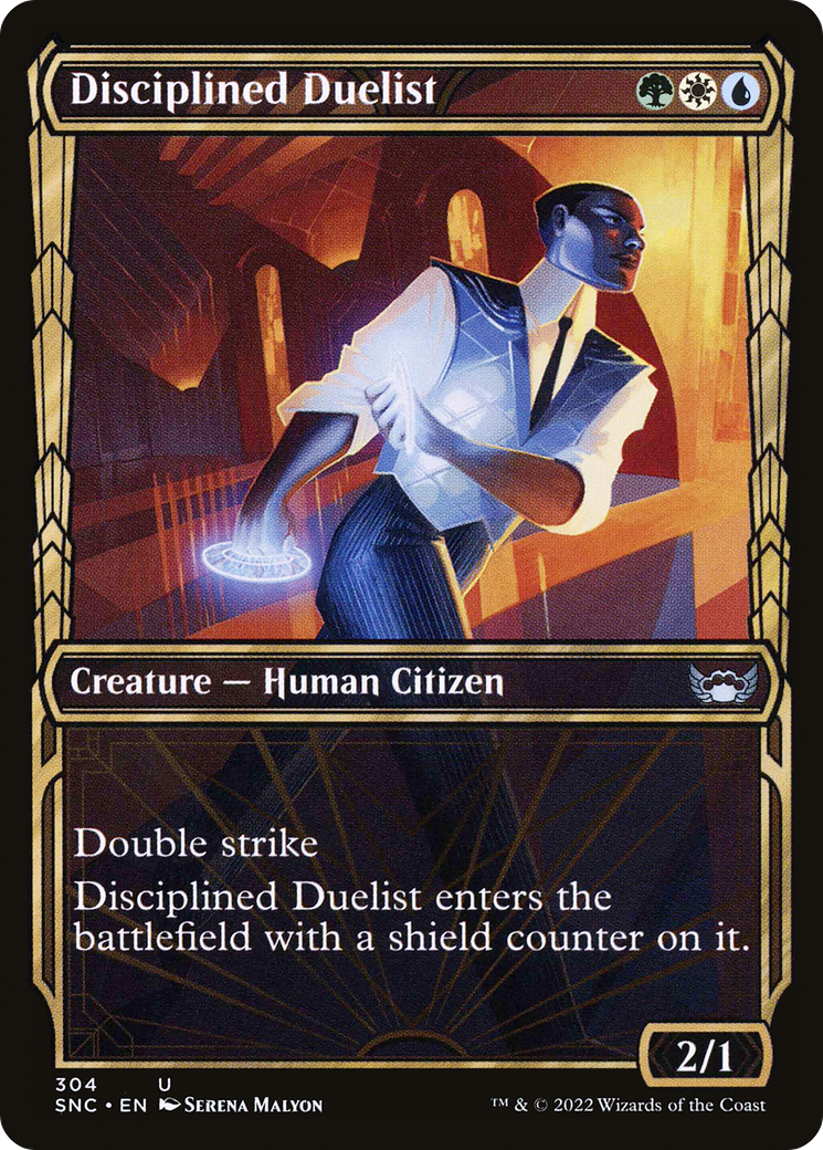 Disciplined Duelist (Showcase) (SNC-304) - Streets of New Capenna: (Showcase)