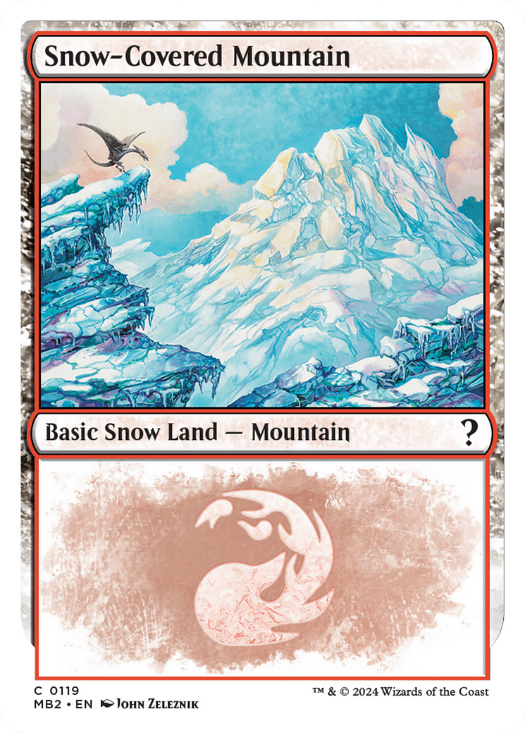 Montagne enneigée (MB2-119) - Mystery Booster 2 : (neige) 