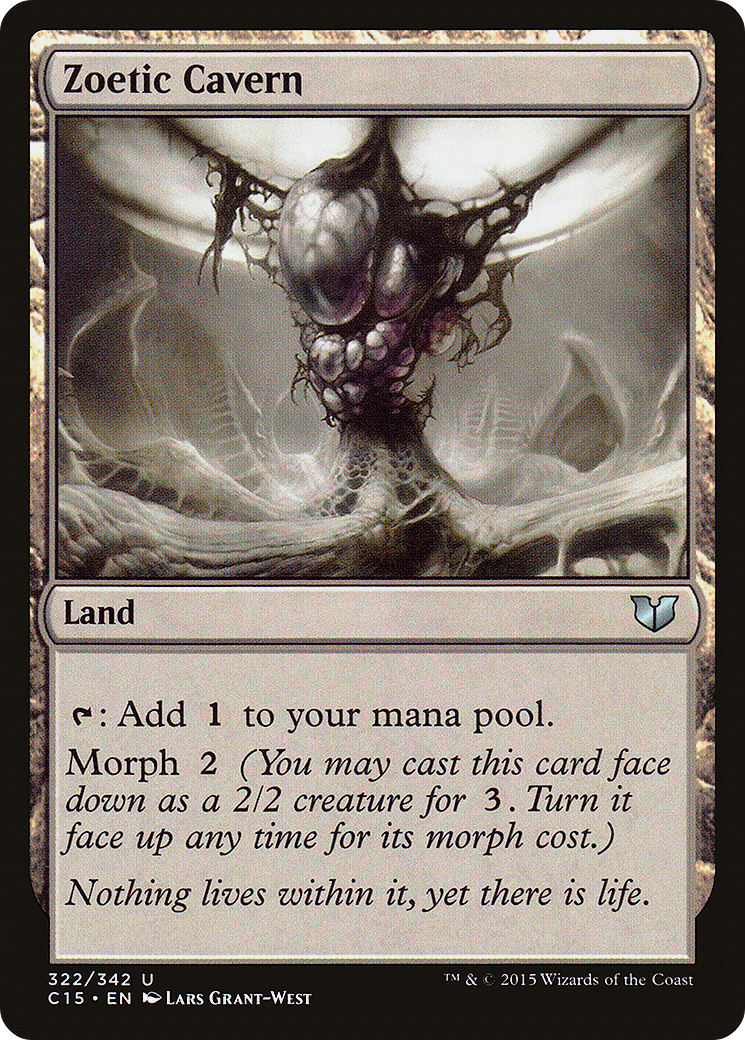 Grotte Zoétique (C15-322) - Commandant 2015 