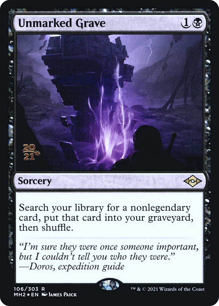 Tombe anonyme (PMH2-106S) - Promotions Modern Horizons 2