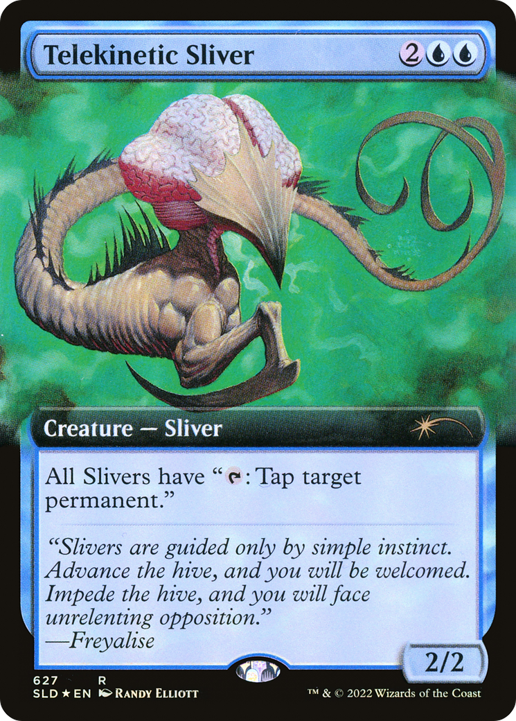 Sliver télékinétique (SLD-627) - Butin secret : (Extended Art) Foil 