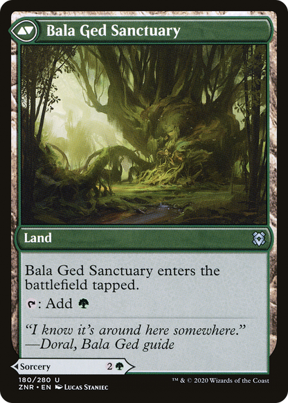 Récupération de Bala Ged // Sanctuaire de Bala Ged (ZNR-180) - Zendikar Rising 