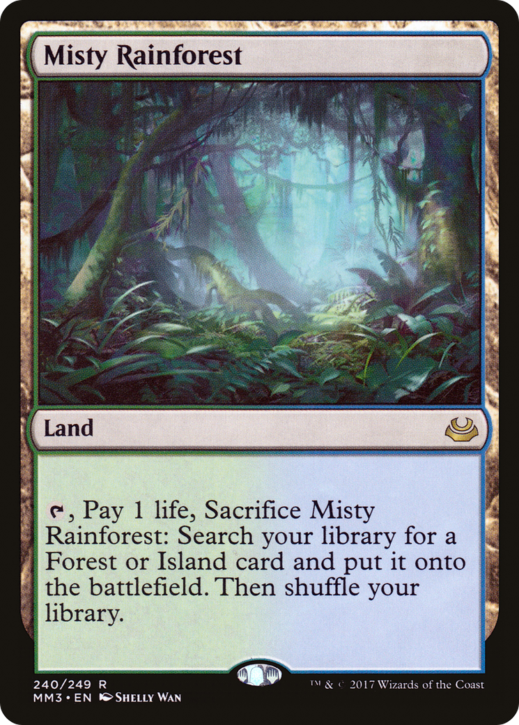Forêt tropicale brumeuse (MM3-240) - Modern Masters 2017