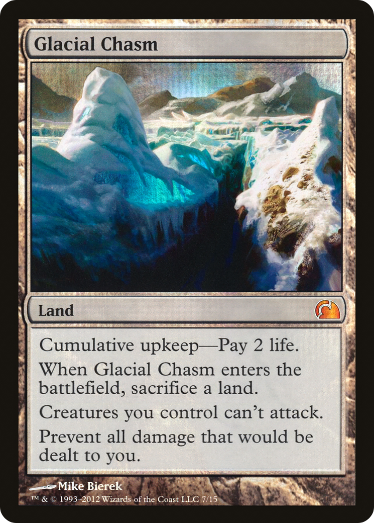 Gouffre Glacial (V12-007) - From the Vault : Realms Foil 