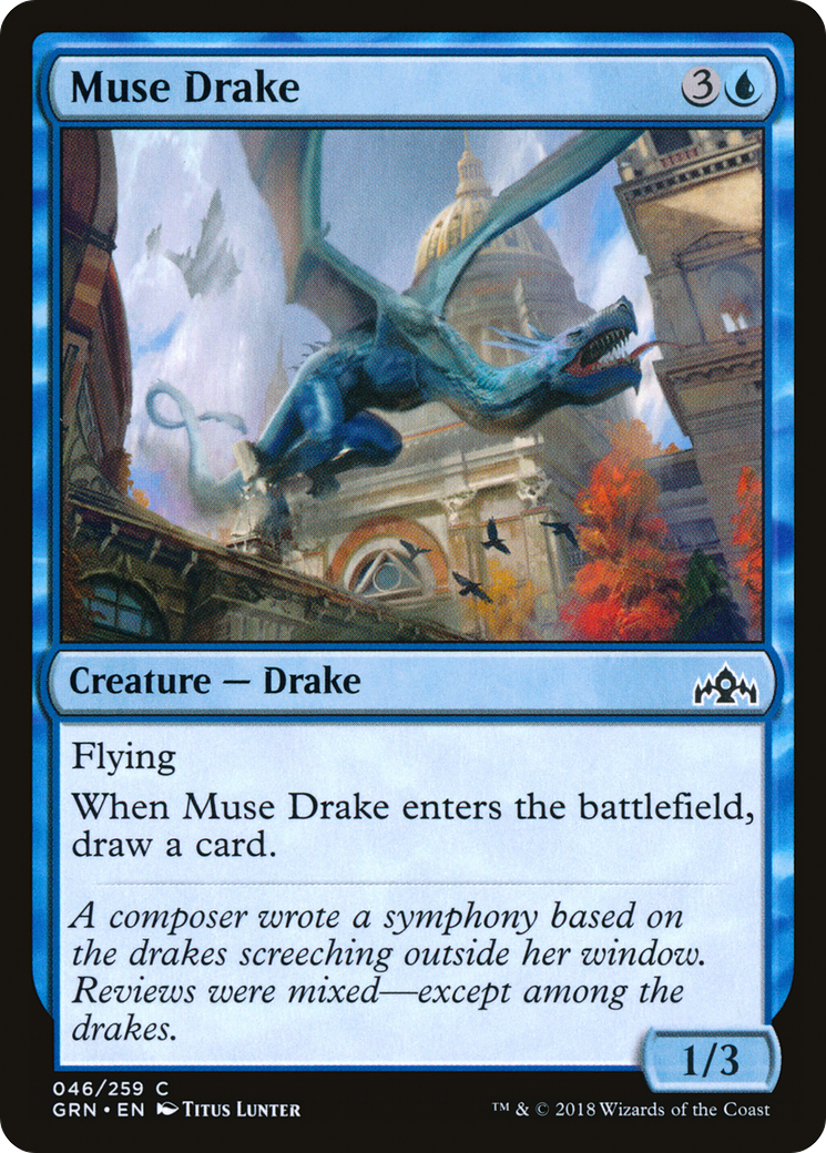 Muse Drake (GRN-046) - Guildes de Ravnica
