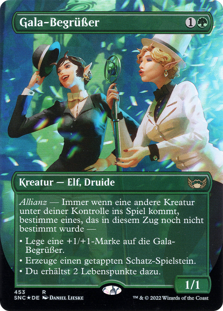 Gala Greeters (SNC-453) - Rues de New Capenna (sans frontières) Feuille 