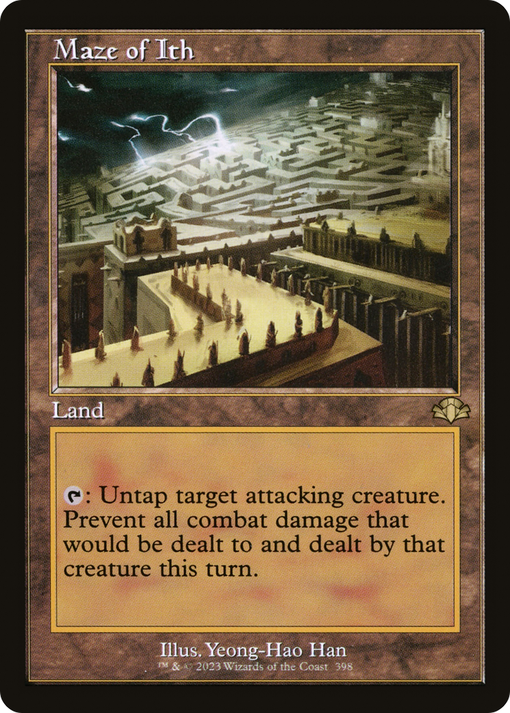 Maze of Ith (Retro Frame) (DMR-398) - Dominaria Remastered