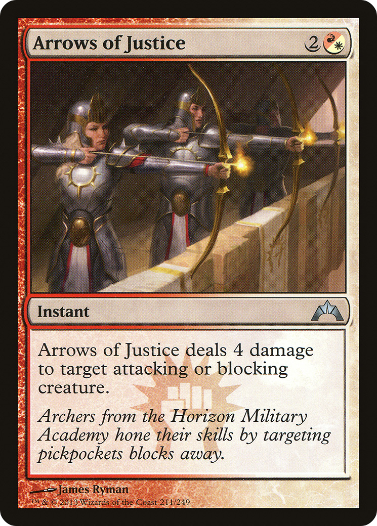 Flèches de la justice (GTC-211) - Gatecrash Foil 