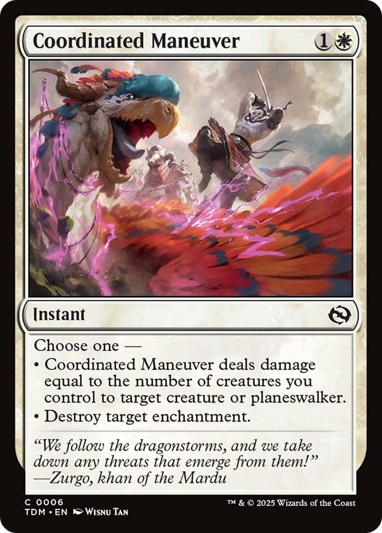 Manœuvre coordonnée (TDM-006) - Tarkir : Tempête de dragons 