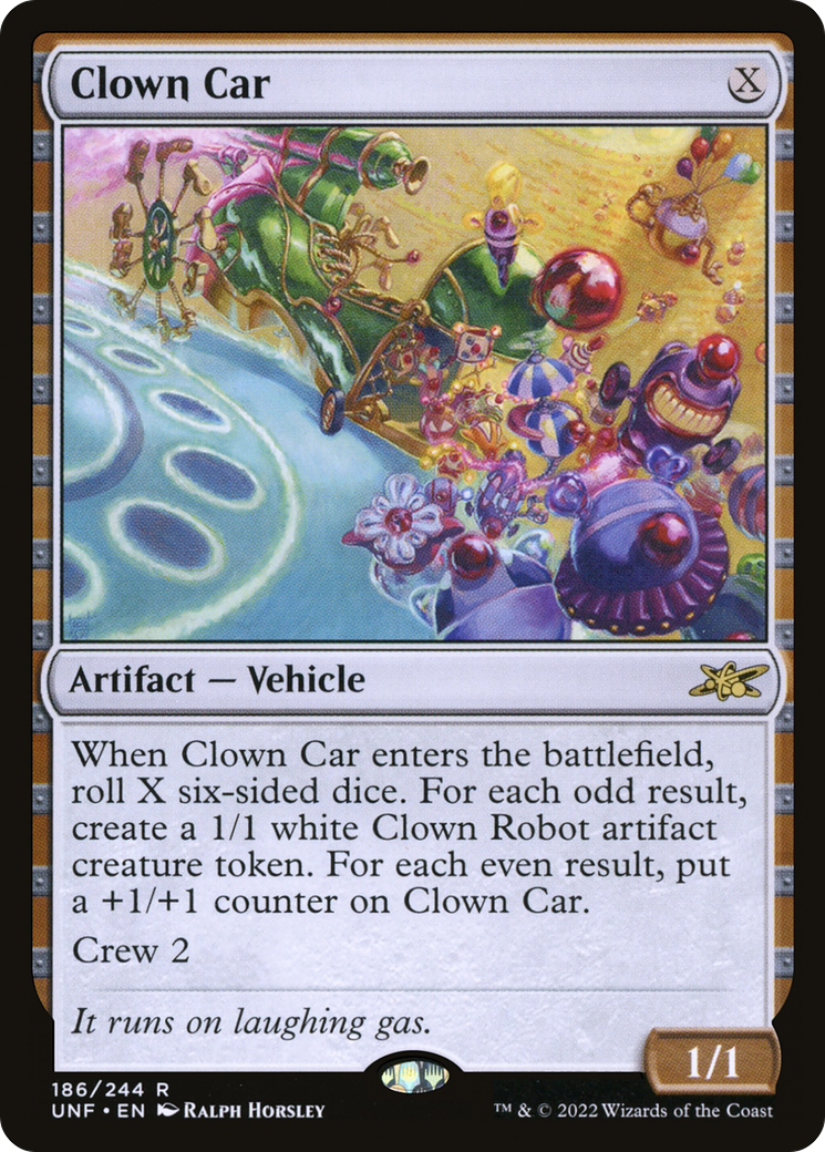 Voiture clown (UNF-186) - Unfinity Foil
