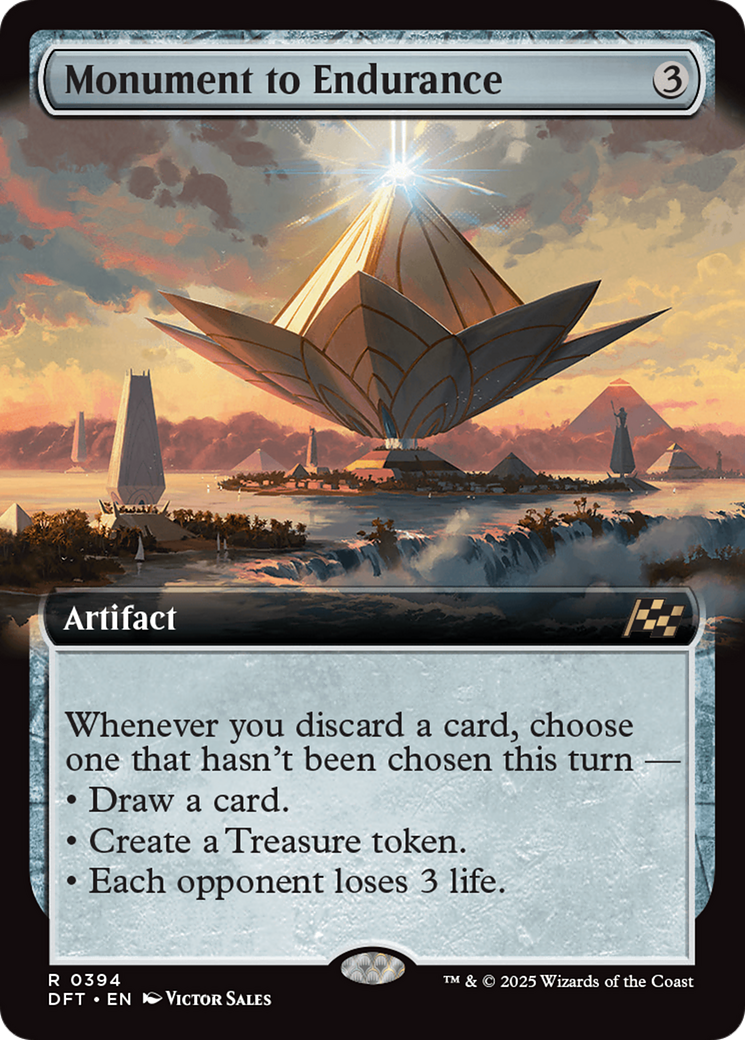 Monument à l'Endurance (Extended Art) (-394) - Aetherdrift Foil 