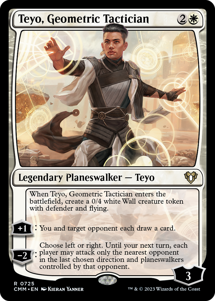 Teyo, Géomètre Tacticien (CMM-725) - Commander Masters 