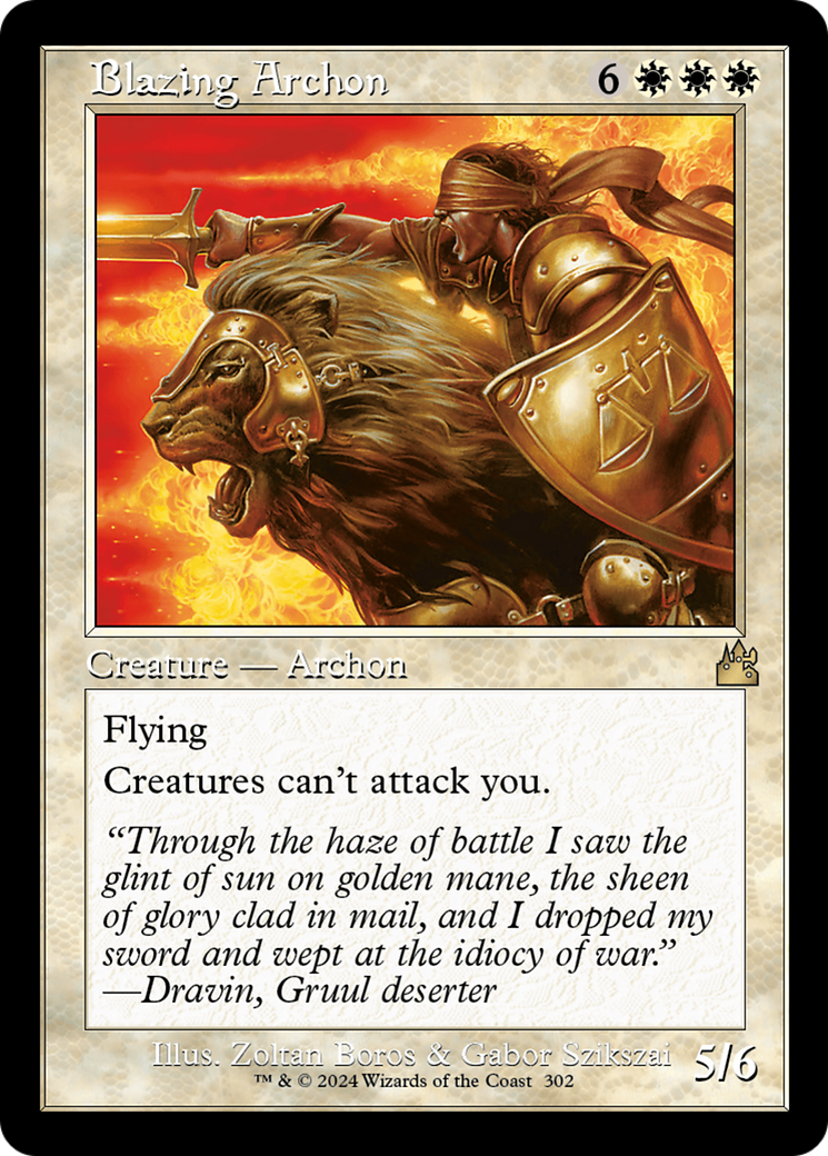 Archonte flamboyante (RVR-302) - Ravnica Remastered Foil 