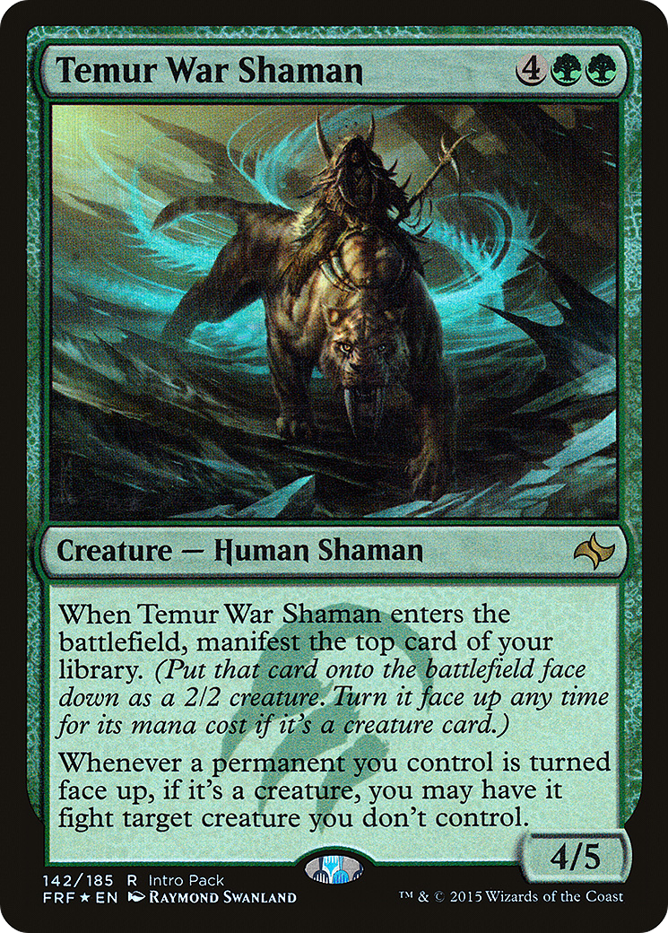 Temur War Shaman (UMP-142) - Fate Reforged Promos Foil