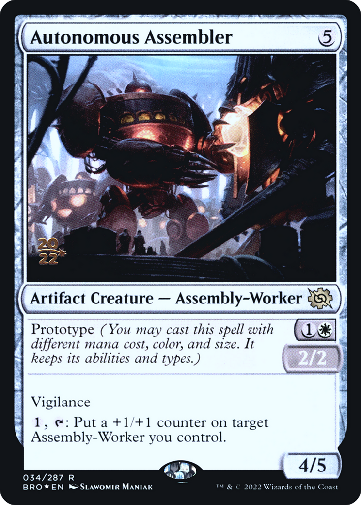 Autonomous Assembler (PRE-034) - The Brothers' War Promos Foil