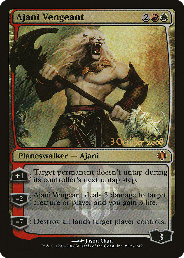 Ajani Vengeant (PALA-154★) - Éclats d'Alara Promos Foil 