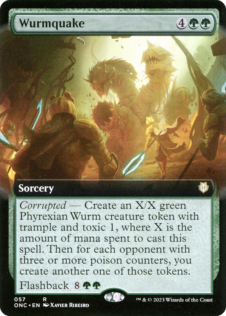 Wurmquake (ONC-057) - Phyrexia : Tous ne feront qu'un (Extended Art) 
