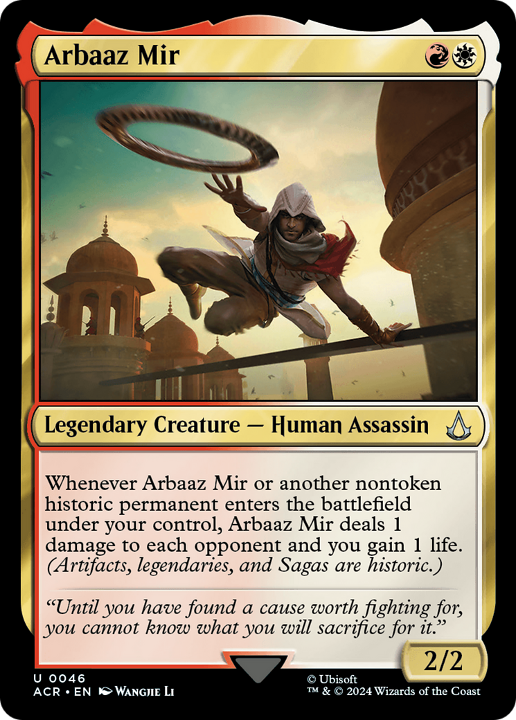 Arbaaz Mir (ACR-046) - Feuille d'Assassin's Creed 