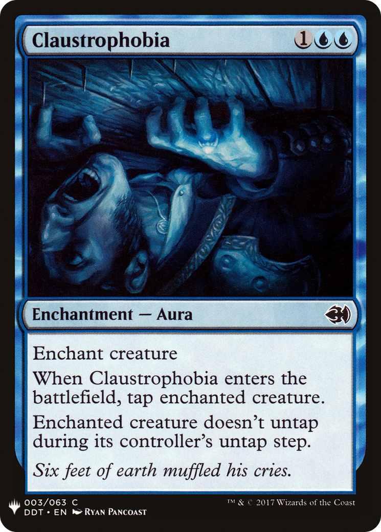 Claustrophobie (PLST-DDT-3) - La Liste