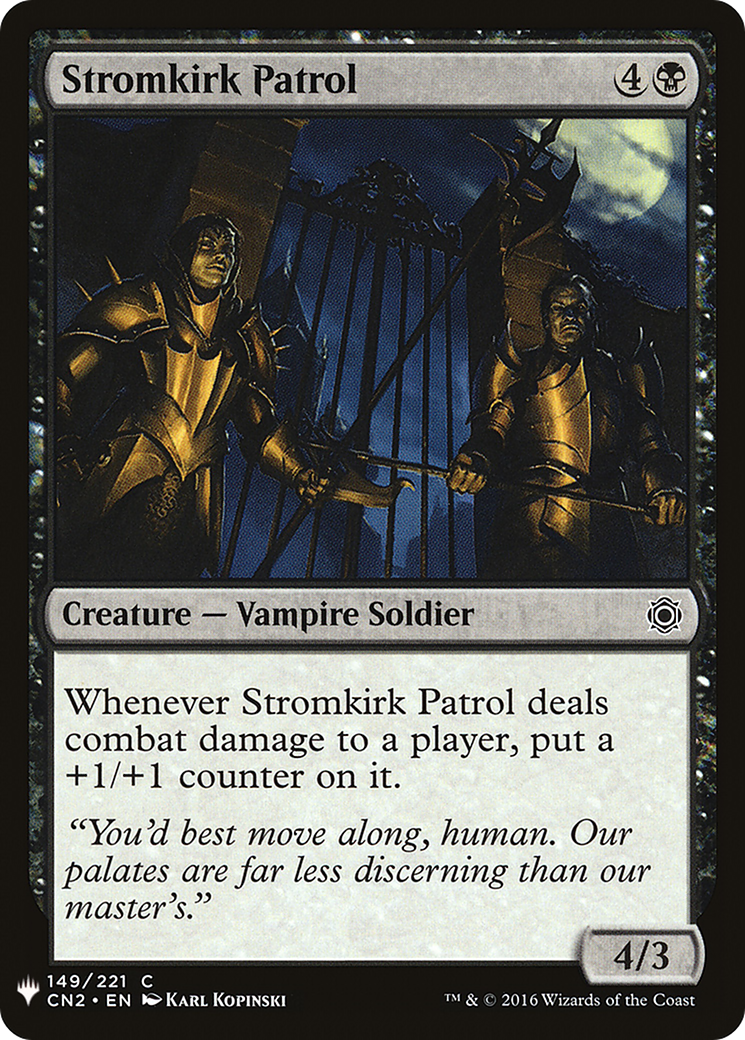 Stromkirk Patrol (LIST-CN2-149) - The List